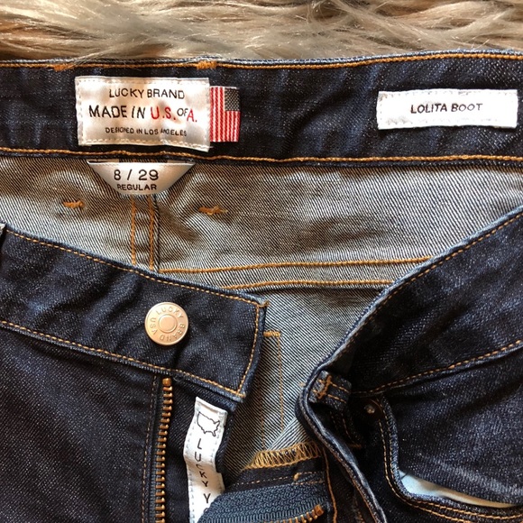 💄Women’s Lucky White Oak Lolita Boot Denim💄 - Picture 8 of 8